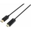 Renkforce DisplayPort / HDMI kabelový adaptér Konektor DisplayPort, Zástrčka HDMI-A 2.00 m černá RF-5179188 Kabel DisplayPort