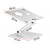 Durable LAPTOP STAND RISE podložka pod notebook nastavitelná výška