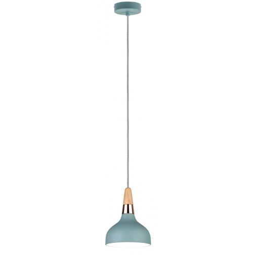 Paulmann Neordic Juna 79652 závěsné světlo LED E14 20 W zelená Soft, měděná, dřevo