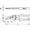 KS Tools NEW-47710 Pákové nůžky na plech, pravořezné