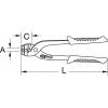 KS Tools 120.2000 Kleště na ohýbání brzdových potrubí, 2 v 1, Ø 4,75+6 mm