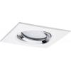 Paulmann Nova Plus vestavné svítidlo do koupelny LED GU10 6 W IP65 bílá (matná), chrom