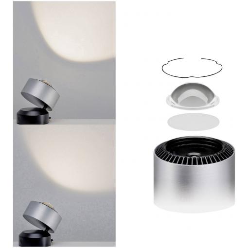 Paulmann 79718 LED stolní lampa 3.5 W hliník (kartáčovaný), černá