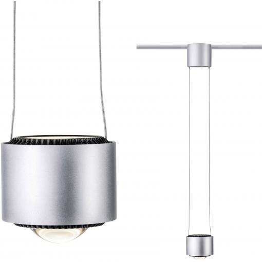 Paulmann Urail Pendel Aldan svítidla do lištových systémů (230 V) URail LED chrom (matný), černá