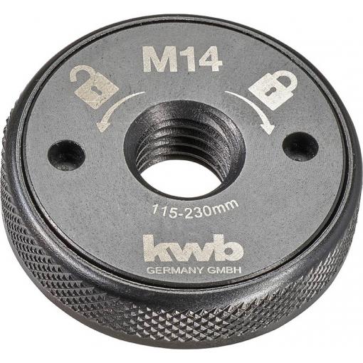 Rychloupínací matice 115–230 mm kwb 717700