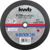 kwb 711833 řezný kotouč rovný 230 mm 1 ks ocel
