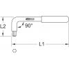 KS Tools 117.1601 klíč 3 mm