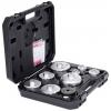 KS Tools NEW-49345 Sada klíčů pro olejové služby, kryt filtru a filtrační skříně, 9 ks