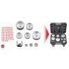 KS Tools NEW-49345 Sada klíčů pro olejové služby, kryt filtru a filtrační skříně, 9 ks