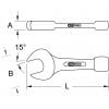KS Tools 517.2115 5172115 plochý klíč/otvírák lahví Délka klíče (cm) (jen pro nadpis) 115 mm