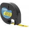 DYMO LT páska do štítkovače plast Barva pásky: žlutá Hyper Barva písma: černá 12 mm 4 m S0721620