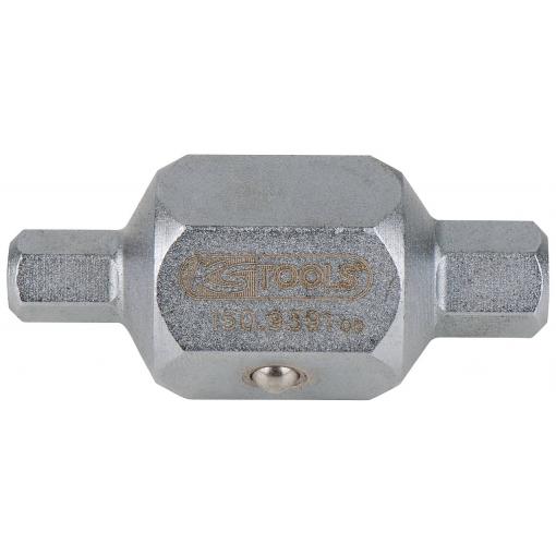 KS Tools 1509391 Nástrčné klíče pro olejové odšroubky, 6-hranné, 8+10mm