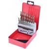 KS Tools 3303610 HSS-G-Co 5 sada spirálových vrtáku do kovu, 1 mm, 1.5 mm, 2 mm, 2.5 mm, 3 mm, 3.5 mm, 4 mm, 4.5 mm, 5 mm, 5.5 mm, 6 mm, 6.5 mm, 7 mm, 7.5 mm,