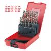 KS Tools 3303620 HSS-G-Co 5 sada spirálových vrtáku do kovu, 1 mm, 1.5 mm, 2 mm, 2.5 mm, 3 mm, 3.5 mm, 4 mm, 4.5 mm, 5 mm, 5.5 mm, 6 mm, 6.5 mm, 7 mm, 7.5 mm,