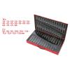 KS Tools 3302650 HSS-G sada spirálových vrtáku do kovu, 1 mm, 1.5 mm, 2 mm, 2.5 mm, 3 mm, 3.5 mm, 4 mm, 4.5 mm, 5 mm, 5.5 mm, 6 mm, 6.5 mm, 7 mm, 7.5 mm, 8 mm,
