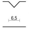 Proxxon Micromot 29 032 drážkovací fréza, Vnější Ø 6.5 mm, Ø hřídele 3 mm