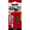 kwb 818412 brusný papír Zrnitost 120 (d x š) 133 mm x 80 mm 5 ks