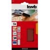 kwb 818324 brusný papír Zrnitost 240 (d x š) 185 mm x 93 mm 5 ks
