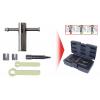 KS Tools 1501485 Sada výpustných šroubů - dlabací rovbovou fréz, 6 ks