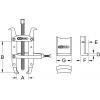 KS Tools 6205501 Stahovák Upínací rozsah 110 mm Počet háčků 2