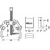 KS Tools 6303103 Stahovák pólů baterie Upínací rozsah 10 - 90 mm Počet háčků 3