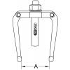 KS Tools 6600602 Protivzpěra pro stahovák Upínací rozsah 60 - 130 mm Počet háčků 2