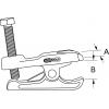 KS Tools 450.0051 Stahovák kulových kloubů Upínací rozsah 36 mm