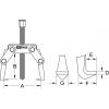KS Tools 6203102 Stahovák pólů baterie Upínací rozsah 10 - 70 mm Počet háčků 2