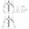 KS Tools 6203601 Stahovák Upínací rozsah 18 - 100 mm Počet háčků 2