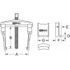 KS Tools 6200039 Stahovák Upínací rozsah 25 - 130 mm Počet háčků 2