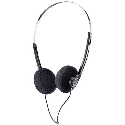 Hama sluchátka On Ear kabelová, 00184142, stereo, černá