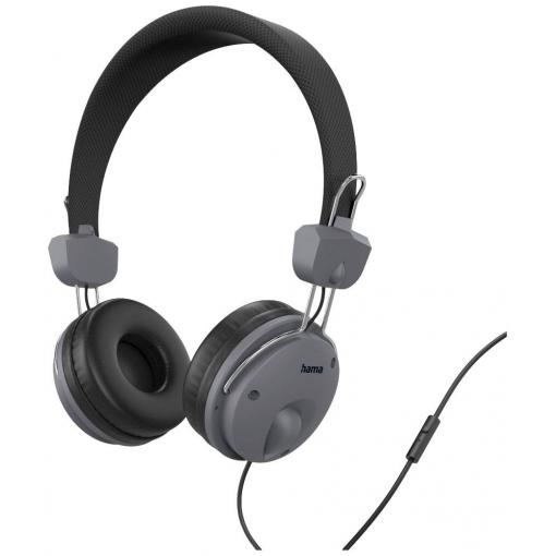 Hama sluchátka otevřená (On Ear) kabelová stereo černá Hi-Fi
