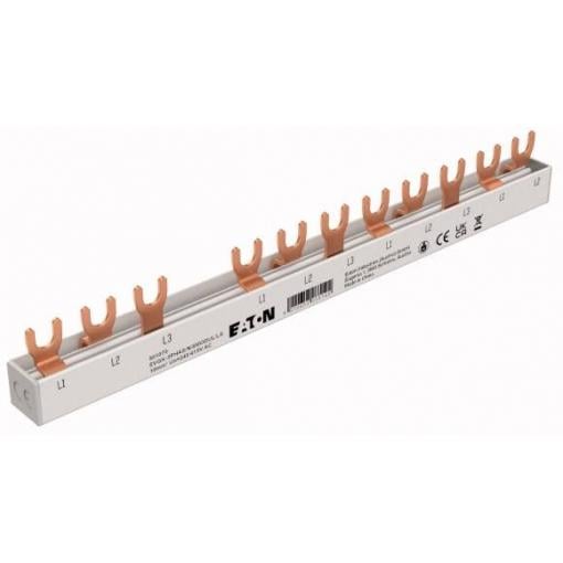 Eaton EP-501070 EVGK VIDLICOVÁ ZEUŽENÍ, 3 3FÁZOVÉ, L1 - L2 - L3 - X + L1 - L2 - L3 Phase busbar šedá 63 A 1 ks