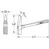 KS Tools 963.2160 9632160 zednické kladivo 700 g 310 mm 1 ks