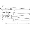 KS Tools 1171268 Plombovací kleště 1 ks