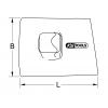 KS Tools 1174225 Ochranný kryt NH s ochrannou izolací, 170 mm Ochranná čepička NH PVC 1 ks