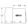KS Tools 1174204 Kryty izolačního generátoru pro izolátory na cibuli, 240 mm Izolační krytky PVC 1 ks
