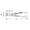 KS Tools 1151042 kleště na hadicové spony 220.0 mm 1 ks