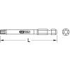 KS Tools 918.3550 9183550 bit Torx T 10 speciální ocel niklováno E 6.3 1 ks