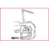 KS Tools 150.3179 Klíč 1/2 pro palivová čerpadla VAG, Ø 100 mm