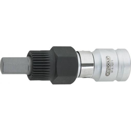 KS Tools 150.3157 Kombinovaný klíč pro alternátoru 1/2 s vnitřním šestihranem, 10,0 mm, 70 mm