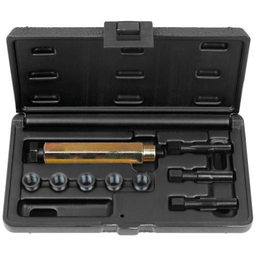 KS Tools 150.5050 Sada na opravu žhavicích svíček THREADfix, 10 x 1,25, pro žhavicí svíčky, 9 ks