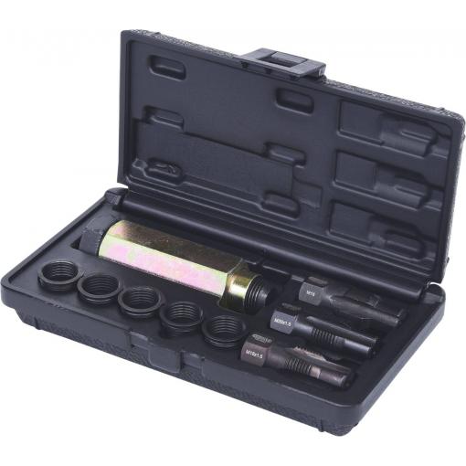 KS Tools 150.5090 Sada pro opravu sond THREADfix M18x1,5 pro lambda sondy, 9 ks