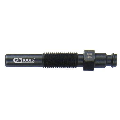 KS Tools 150.3665 Adaptér pro vstřikovače, M10 x 1,25 s vnějším závitem, délka 70 mm