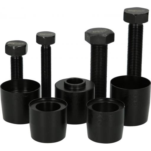 KS Tools 150.3635 Sada teflonu - těsnící kroužek a sada montážního nářadí Simerring, 9 ks