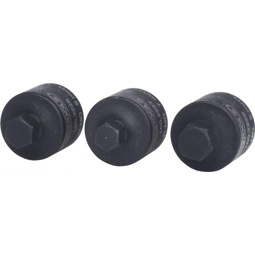 KS Tools 150.2225 Sada nástrčných hlavic pro brzdové třmeny 3/8, 3 ks