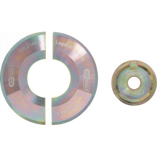 Sada skořepin, 3 ks, Ford Focus/Volvo, Ø 78 mm KS Tools 150.2144