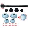 Univerzální sada nástrojů pro ložiska kol, 9 ks, Ø 24 - 72 mm KS Tools 150.2460