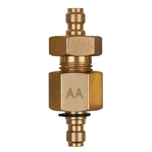 KS Tools 150.2347 Dvojitý adaptér, vnitřní a vnější závit M14x1,5 a 3/8 přípojka na hadici