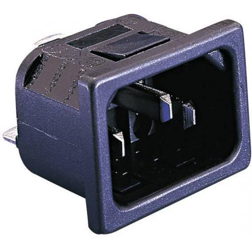Bulgin PX0575/15/63 IEC zástrčka C13/C14 PX zástrčka, vestavná rovná Počet kontaktů: 2 + PE 10 A černá 1 ks